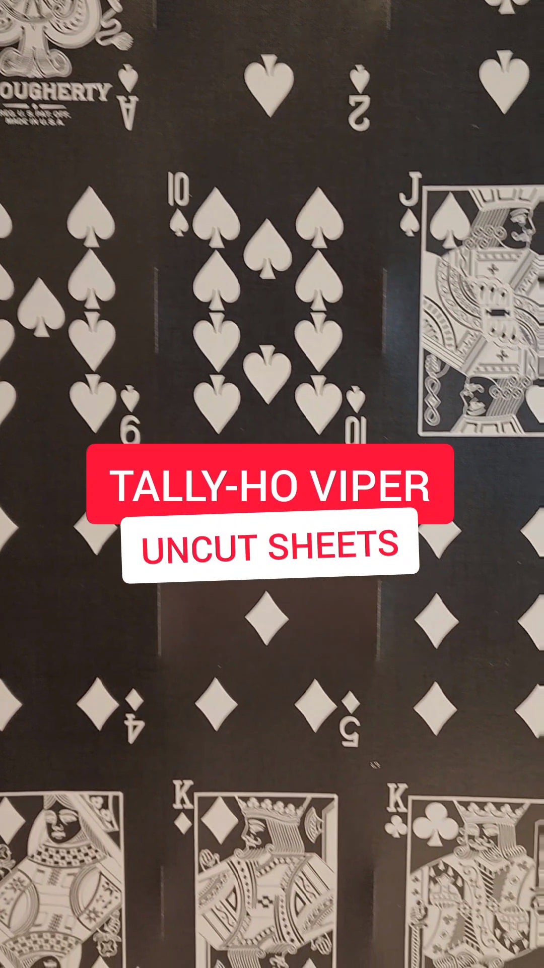 Tally-Ho Viper Uncut Sheets – RunIt Decks