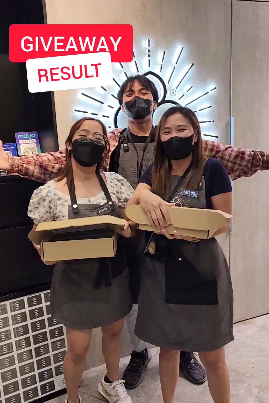 100K Giveaway Result!
