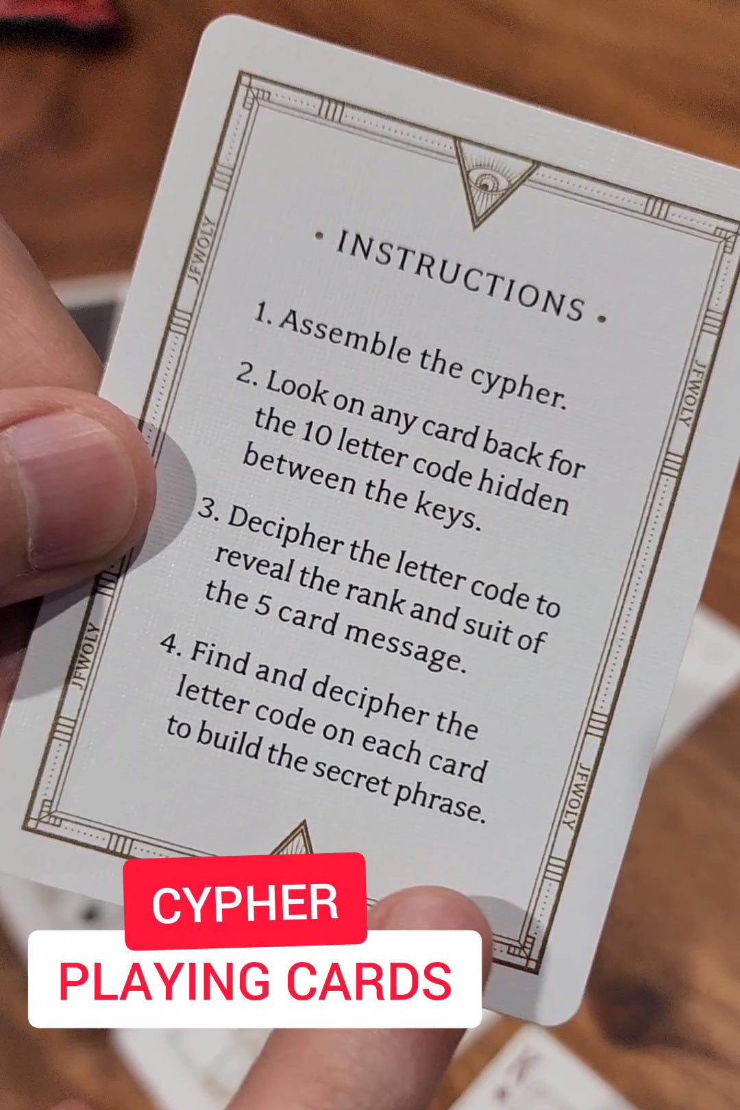 Bicycle Cypher Playing Cards, BICYCLE CARDS