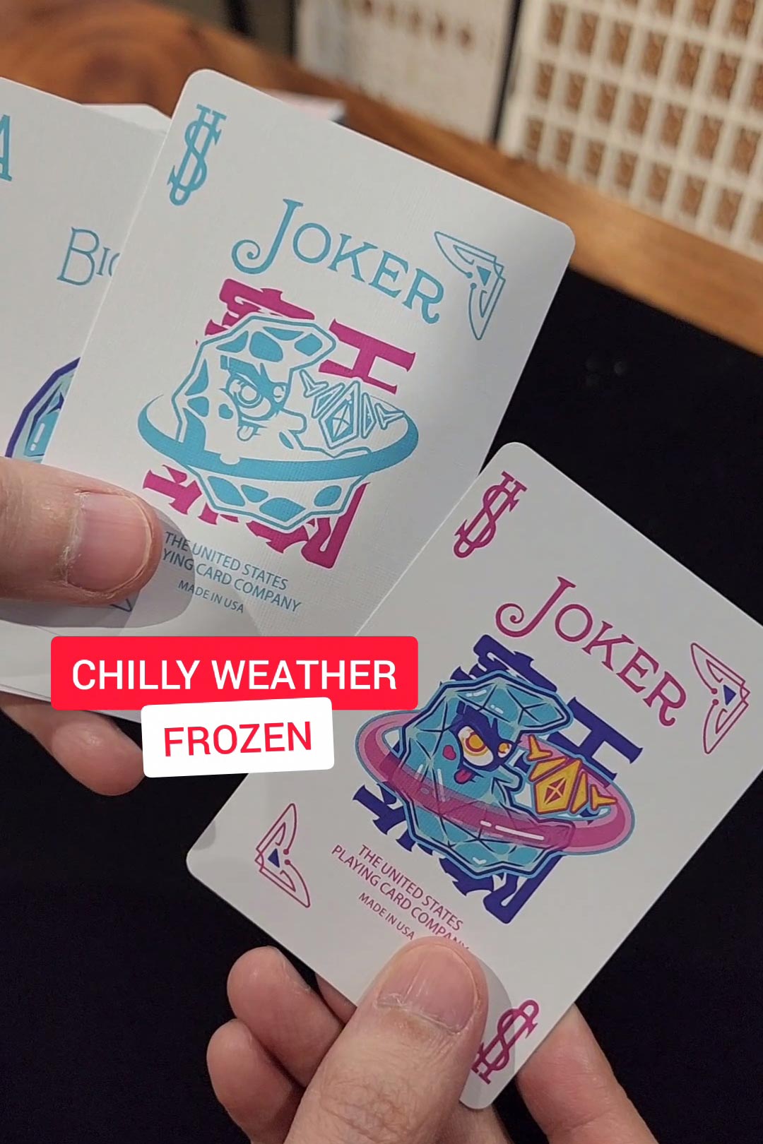 Bicycle frozen playing discount cards