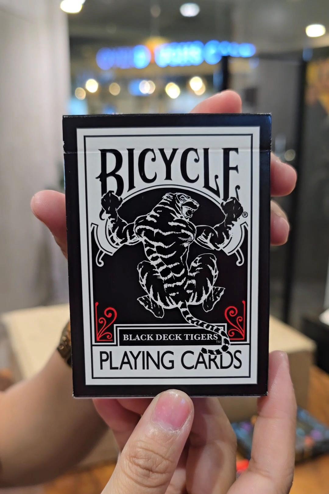 Bicycle Black Tiger UV500 Playing Cards
