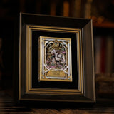White Tiger Wooden Collector Frame