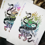 666 Dark Reserves Holographic Foiled Edition Playing Cards