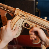 Justice Guard Thompson SMG DIY Mechanical Puzzle