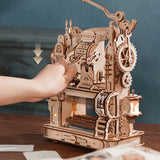 Classic Printing Press DIY Mechanical Puzzle