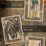 Lord of the Rings The Two Towers Foiled Gilded Edition Playing Cards
