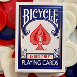 Bicycle Index Only Gilded Blue Playing Cards