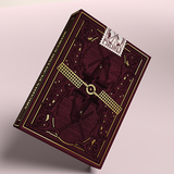 The Windmill Back Claret Purple Playing Cards