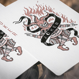 666 Rose Gold Playing Cards