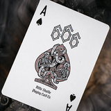 666 Rose Gold Playing Cards