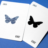 Butterfly Workers Blue (Marked) Playing Cards