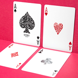 Butterfly Workers Pink (Marked) Playing Cards
