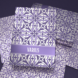 Varius Purple Playing Cards