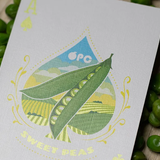 Sweet Peas Playing Cards