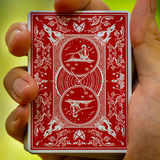 Bicycle Bonfires Red Playing Cards