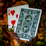 Bicycle Bonfires Green Playing Cards