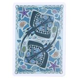 Bicycle Stingray Teal Playing Cards