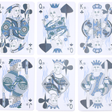 Bicycle Stingray Teal Playing Cards