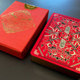 Geung Si The Torpor Red Gold Gilded Playing Cards