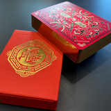 Geung Si The Torpor Red Gold Gilded Playing Cards