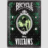 Bicycle Disney Villains Green Playing Cards