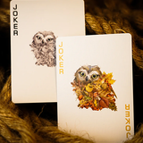Forest Elf Owl Playing Cards