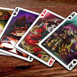 The Animal Instincts Poker and Oracle Wizard Playing Cards