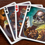 The Animal Instincts Poker and Oracle Minstrel Playing Cards