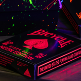 Bicycle Star-Fire Pink Neon Playing Cards
