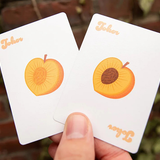 Peach Playing Cards