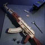 Justice Guard AK-47 Assault Rifle DIY Mechanical Puzzle Kit