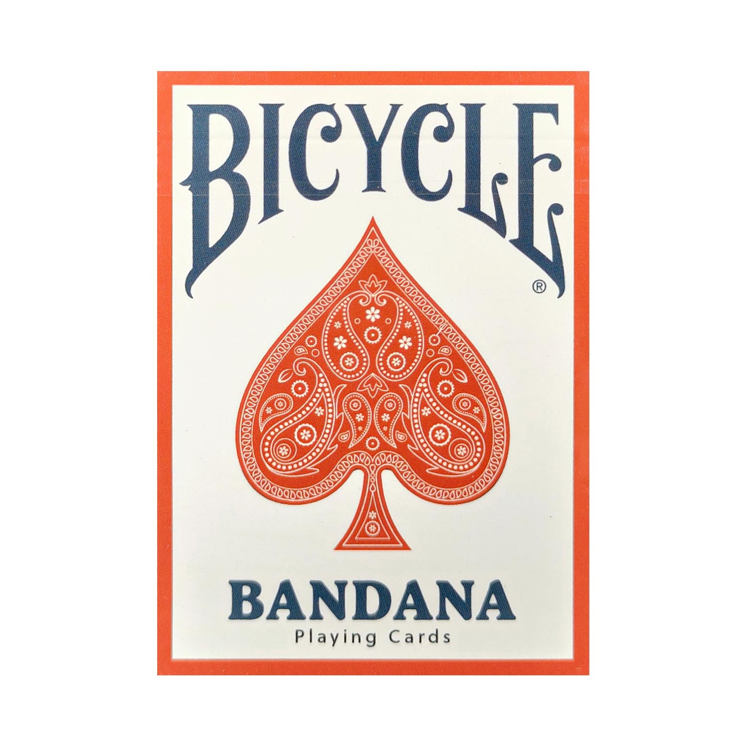 Bicycle Bandana Gilded Red Playing Cards - Main Image