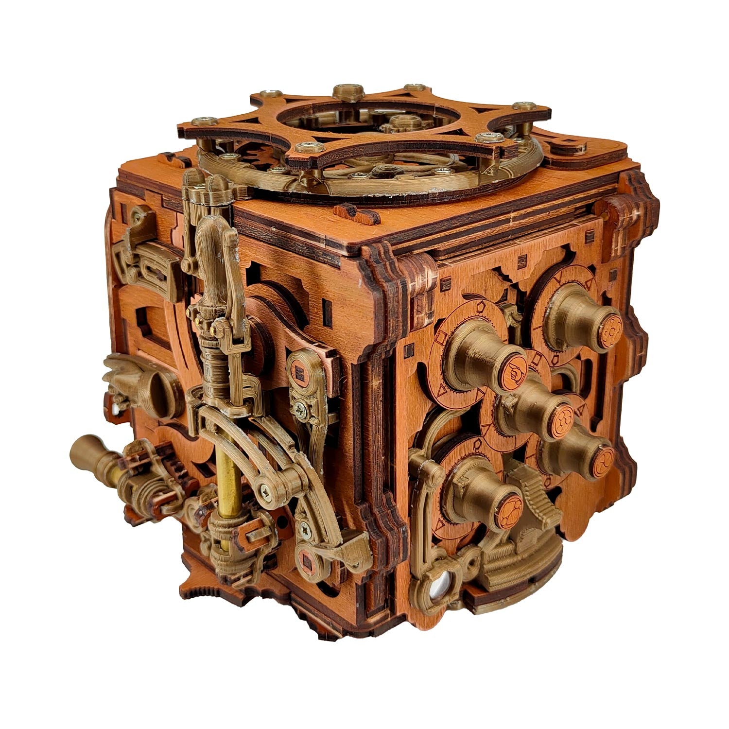 Mecanigma - Wooden DIY Puzzle Box Kit, Wooden Models & Kits
