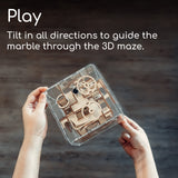 Intrism Mini DIY Marble Maze and Wooden Puzzle