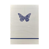 Butterfly Workers Blue (Marked) Playing Cards