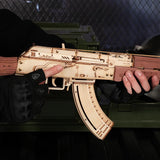 Justice Guard AK-47 Assault Rifle DIY Mechanical Puzzle Kit