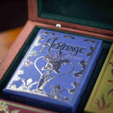 Heritage Deluxe Wooden Boxed Set Playing Cards