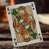Notorious Gambling Frog Green Playing Cards