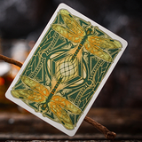 Notorious Gambling Frog Green Playing Cards