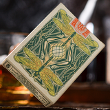 Notorious Gambling Frog Green Playing Cards