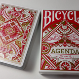 Bicycle Agenda Red Playing Cards