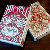 Bicycle Agenda Red Playing Cards