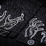 666 Skeletal Silver Foil Playing Cards