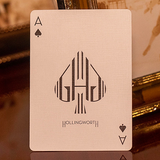 Hollingworth Burgundy Playing Cards