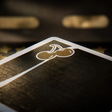 Cherry Casino Monte Carlo Black and Gold Playing Cards