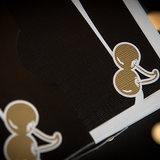Cherry Casino Monte Carlo Black and Gold Playing Cards