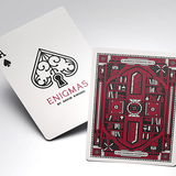 Enigmas Puzzle Hunt Red Playing Cards