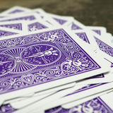 Bicycle Colored Rider Back Violet Playing Cards