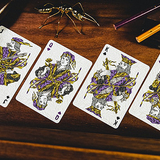 Rebirth Purple Playing Cards