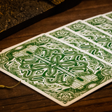 Babylon Forest Green Playing Cards